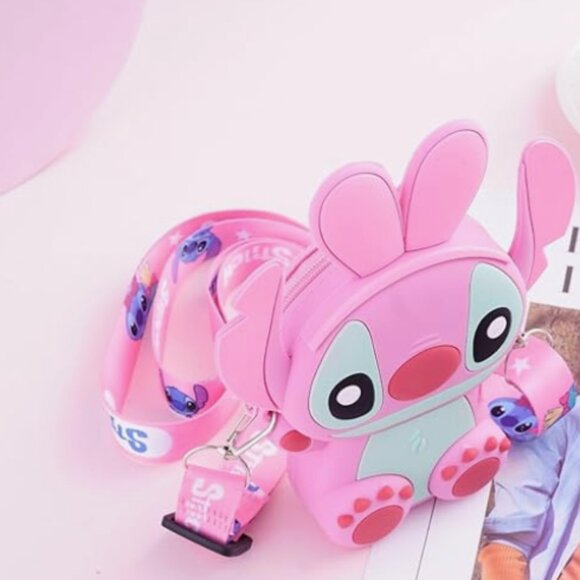 Disney Stitch Mimi Silicon Crossbody CUTE bag - Picture 2 of 6
